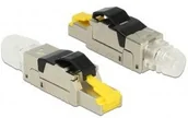 Adaptery i przejściówki - Delock RJ45 wtyczka feldkonfektionierbar Cat.6 A metalowy 86285 - miniaturka - grafika 1