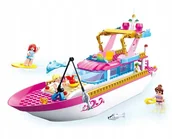 Klocki - Sluban Klocki Luksusowy Jacht Wakacje 212el Pływa - miniaturka - grafika 1