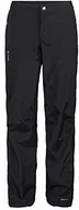 Spodnie rowerowe - VAUDE Vaude Yaras Rain spodnie damskie z zamkiem błyskawicznym, czarny, 42 - miniaturka - grafika 1