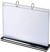 Systemy ekspozycyjne i znaki informacyjne - Argo S.A Prezenter stojący poziomy A4 - miniaturka - grafika 1