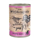 Mokra karma dla psów - Alpha Spirit Wiejska Zagroda dla szczeniąt Mięsna uczta 400g - miniaturka - grafika 1