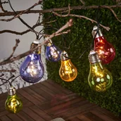 Lampy ogrodowe - Best Season Kolorowy solarny łańcuch świetlny Glow z LED - miniaturka - grafika 1