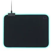 Podkładki pod mysz - Cooler Master Podkładka pod mysz MasterAccesory MP750 M podświetlana czarna 370x270mm + EKSPRESOWA MPA-MP750-M - miniaturka - grafika 1
