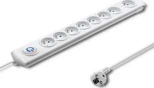 QOLTEC 8 gniazd 1.5m biała 50293 - Listwy zasilające - miniaturka - grafika 2