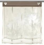 Rolety - Home Fashion Home fashion 91357  860 roleta rzymska Scherli oczka, 140 x 45 cm, woal, kamienia 91357-860 - miniaturka - grafika 1