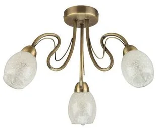 Krislamp Mona Kr 318-3Pl lampa wisząca zwis 1X40W E14 patyna - Lampy sufitowe - miniaturka - grafika 2