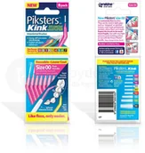 Szczoteczki międzyzębowe - Piksters PIKSTERS KINK szczoteczki międzyzębowe z kątowo uformowanym uchwytem 8 szt. -wybierz rozmiar - miniaturka - grafika 1