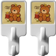 Wieszaki łazienkowe - Vorel Haczyki naścienne samoprzylepne 74742 - miniaturka - grafika 1