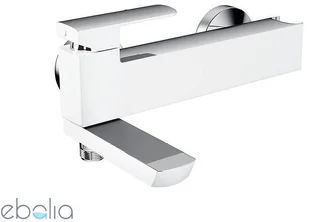 Excellent Pride bateria wannowo-prysznicowa ścienna chrom/biały AREX.4005WH - Baterie wannowe i prysznicowe - miniaturka - grafika 2