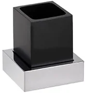 Kubki na szczoteczki do zębów - Bemeta GAMMA Kubek z uchwytem czarny 145411012 145411012 - miniaturka - grafika 1