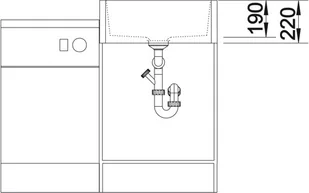 Blanco PANOR 60 biały połysk 514501 - Zlewozmywaki - miniaturka - grafika 7