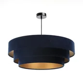 Lampy sufitowe - ImoLight Lampa wisząca Dalia Granatowo-Złota 050-044-60 // IL-Dl-006 - miniaturka - grafika 1