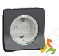 Gniazdka elektryczne - Schneider Electric MUREVA STYL Mechanizm gniazda SCHUKO (zaciski śrubowe) IP55 antracyt MUR36135 SCJHNEIDER ELECTRIC MUR36135/SCH - miniaturka - grafika 1