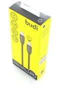 Ładowarki do telefonów - Budi Budi - Kabel USB-C - USB-C 2.4A, 1 m (Czarny) - miniaturka - grafika 1