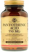 Witaminy i minerały dla sportowców - SOLGAR Pantothenic Acid 550mg 100vegcaps - miniaturka - grafika 1