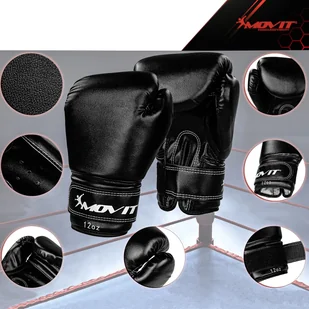 MOVIT WOREK BOKSERSKI 25KG + RĘKAWICE BOKSERSKIE ZESTAW 20040910 - Worki treningowe - miniaturka - grafika 6