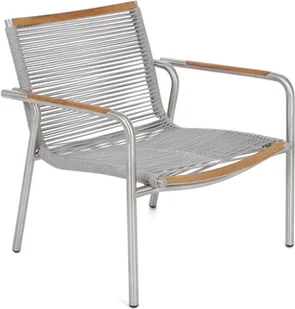 Home&Garden Meble ogrodowe aluminiowe Genua Silver / Grey 458930 - Meble ogrodowe - miniaturka - grafika 6