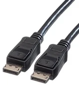 Kable miedziane - Value DisplayPort Kabel ST  ST Czarny 5 m 11995605 - miniaturka - grafika 1