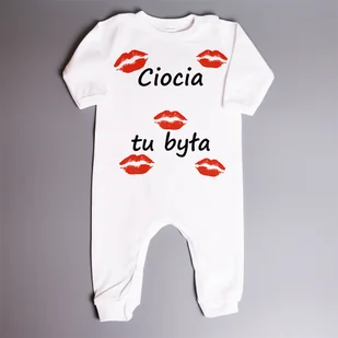 Poczpol Ciocia (imię) tu była - pajac 42372-31 - Pajacyki dla niemowląt - miniaturka - grafika 2