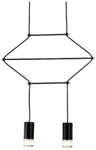 Linea Light STEP LAMPA wisząca STEP ST-5961-2 metalowa OPRAWA loftowy zwis czarny STEP ST-5961-2 - Lampy sufitowe - miniaturka - grafika 4