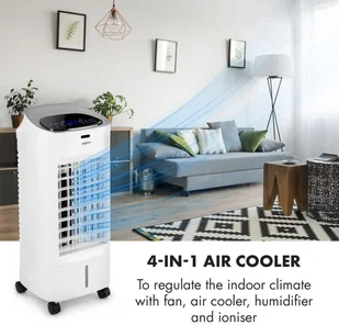 Wentylator OneConcept OneConcept Coolster Chłodnica powietrza wentylator jonizator 65 W 320 m/h zbiornik 4l biały ACO3-65W Aircooler - Wentylatory - miniaturka - grafika 14
