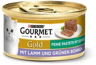 Mokra karma dla kotów - Purina GOURMET Gourmet 12176197 Mokra Karma z Jagnięciną i Zieloną Fasolą dla Dorosłych Kotów, 12 x 85 g 12176197 - miniaturka - grafika 1