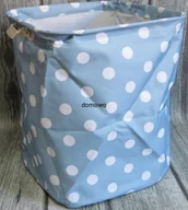 Pudła i pojemniki do przechowywania - POJEMNIK KOSZ ORGANIZER NIEBIESKI - miniaturka - grafika 1