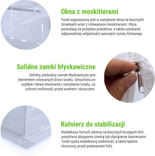 Home&Garden Tunel foliowy 250 x 500 cm (12,5 m2) biały 603600 - Szklarnie ogrodowe - miniaturka - grafika 18