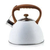 Czajniki na gaz - Lumarko Lumarko Modern Czajnik 3,0l Biały Kropki HTXA4294-CX Mondex - miniaturka - grafika 1