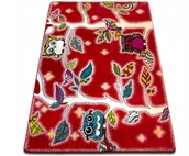 Dywany dla dzieci - Dywany Łuszczów Kids 160x220 Forest red #GR2359 - miniaturka - grafika 1