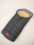 Akcesoria do wózków - Kaiser Naturfellprodukte Śpiworek termiczny "Arctik Plus" w kolorze szarym - 105 x 48 cm - miniaturka - grafika 1