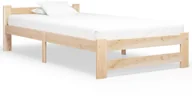 Łóżka - vidaXL Lumarko Rama łóżka, lite drewno sosnowe, 100 x 200 cm 321992 - miniaturka - grafika 1