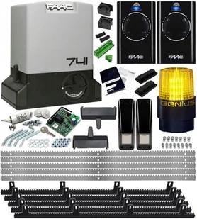 FAAC Pełen zestaw Delta 3 741 2x Pilot 868 Lampa - Napędy i siłowniki do bram - miniaturka - grafika 2