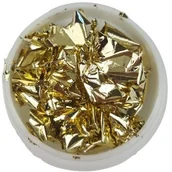 Ozdoby do paznokci - Folia Do Paznokci Efekt Lustra Mirror Złota Gold - miniaturka - grafika 1