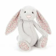 Maskotki i pluszaki - Jellycat MASKOTKA PLUSZOWA Królik szary bashful - Kwiatowe Uszy - 36 cm BL2SB - miniaturka - grafika 1