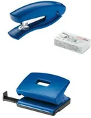 Zszywacze biurowe - Novus Twin zestaw C1/C216 Blister w komplecie staple, niebieski 020-1660 - miniaturka - grafika 1