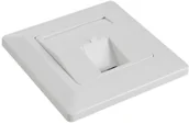 Złącza, przejściówki, adaptery - Solarix Gniazdo modularne 1x keystone - miniaturka - grafika 1