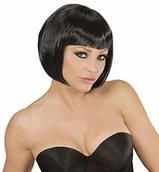 Dodatki do strojów karnawałowych - Widmann Peruka Andreas Chanel, jeden rozmiar, czarny SA-01801 - miniaturka - grafika 1