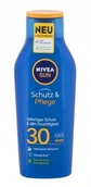 Balsamy i kremy do opalania - Nivea Sun Protect & Moisture SPF30 preparat do opalania ciała 400 ml unisex - miniaturka - grafika 1