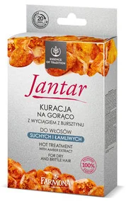 Jantar kuracja na gorąco z wyciągiem z bursztynu do włosów suchych i łamliwych - Szampony do włosów - miniaturka - grafika 2