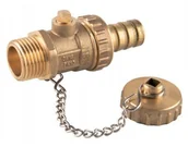 Zawory i kraniki - FERRO Zawór kulowy spustowy, wkrętny 3/4 ZSN2 - miniaturka - grafika 1