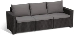Allibert Sofa ogrodowa California, 7 części, grafit, 231565 Jardin - Ławki ogrodowe - miniaturka - grafika 3