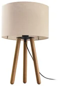Lampy stojące - TK Lighting Minimalistyczna lampka nocna buk TOKYO E27 60W wys. 52cm len TK5291 - miniaturka - grafika 1