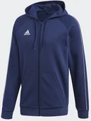 Bluzy sportowe męskie - Adidas Bluza męska Core 18 FZ Hoody granat FT8069 - miniaturka - grafika 1
