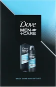 Zestawy kosmetyków męskich - Dove Men+Care Daily Care Duo Gift Set Zestaw Żel Pod Prysznic 250ml + Antyperspirant 150ml - miniaturka - grafika 1