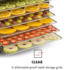 Klarstein GQ7-Arizona Jerky - Suszarki do grzybów, owoców i warzyw - miniaturka - grafika 3