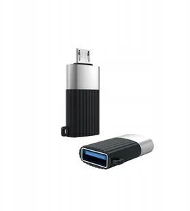 Xo Adapter Micro Usb do Usb czarny Otg - Złącza, przejściówki, adaptery - miniaturka - grafika 4
