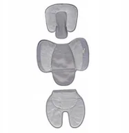 Akcesoria do wózków - B-Snooze 3w1 poduszka / wkładka Grey - miniaturka - grafika 1