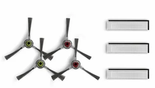 Ecovacs Zestaw akcesoriów do Deebot DM87 i DM88 Szczotka główna + 4 szt szczotek bocznych + 3 szt filtrów - Akcesoria do robotów sprzątających - miniaturka - grafika 2
