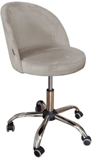 Fotel biurowy, krzesło biurowe ATOS Fotel obrotowy TRIX MG09 szary beż - Fotele i krzesła biurowe - miniaturka - grafika 2